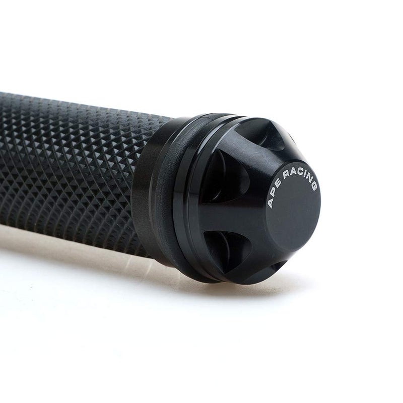 APE RACING Motorcycle 7/8" Hand Grips - Universal Gel Rubber CNC Billet Aluminum Handlebar Grip With Bar End For 7/8" Handle bar ATV Motorcycle - Image 2